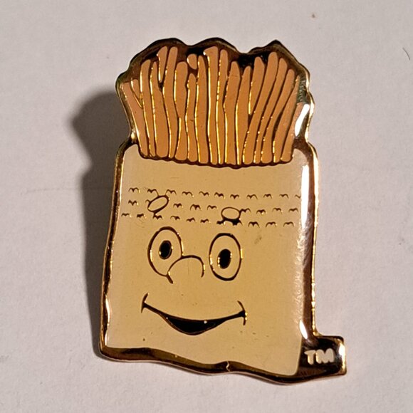 McDonald's Jewelry - McDonalds fry character metal pin